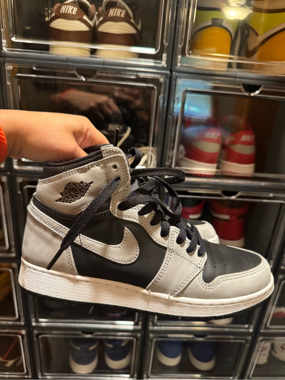 Nike Kids High-Top Sneakers - Black & Gray